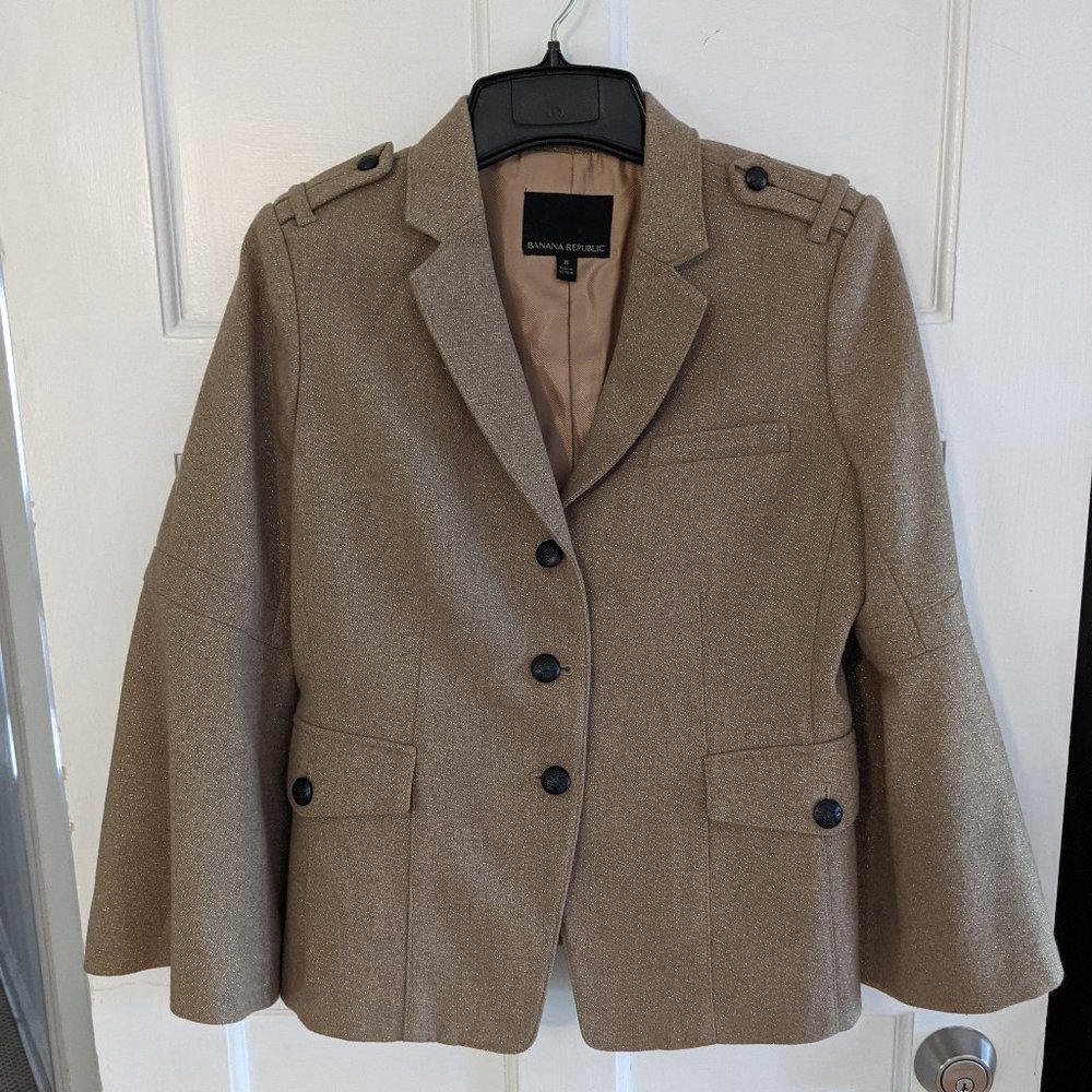 Banana Republic 3/4 Sleeve Blazer